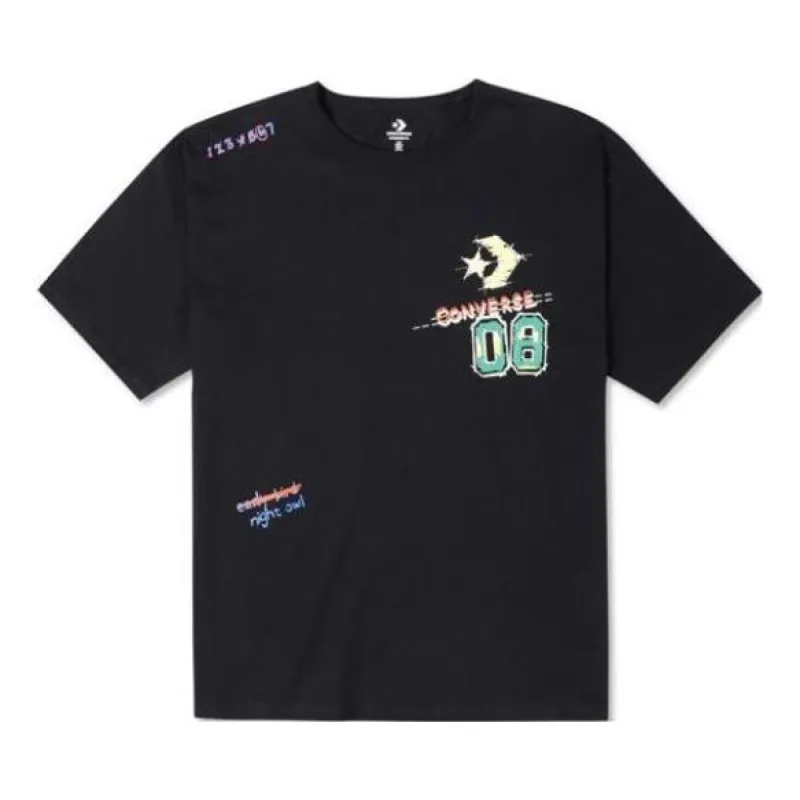 Converse Put-a-Smile-On-Your-Face Logo T-Shirt 'Black' 10024879-A02 sold by KicksCrew