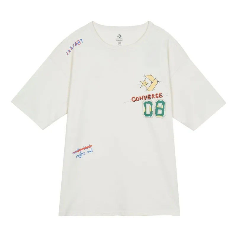 Converse Put-a-Smile-On-Your-Face Logo T-Shirt 'White' 10024879-A01 sold by KicksCrew