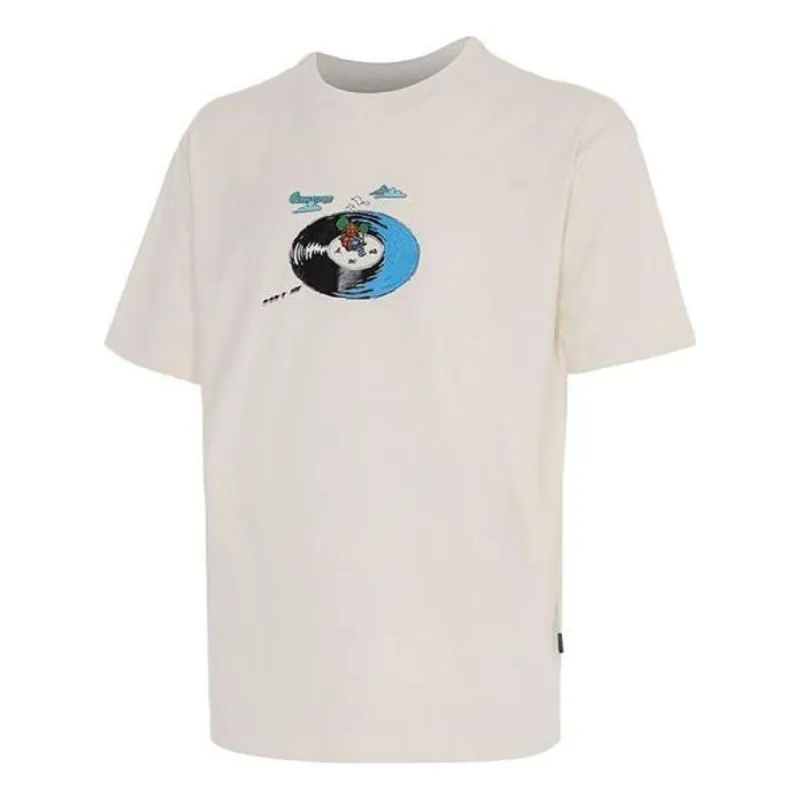 Converse Disk Jockey Logo T-Shirt 'White' 10024875-A01 sold by KicksCrew