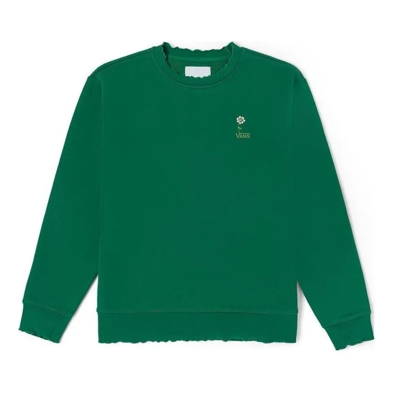 (WMNS) Vans Anaheim Floral Crew Sweatshirt 'Green' VN000449Y5L sold by KicksCrew
