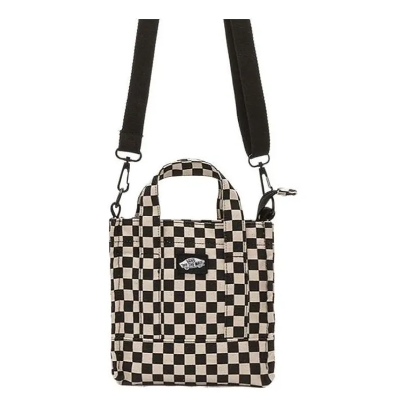 (WMNS) Vans Blank Canvas Crossbody Bag 'Black White Checkerboard' VN00033J56M sold by KicksCrew