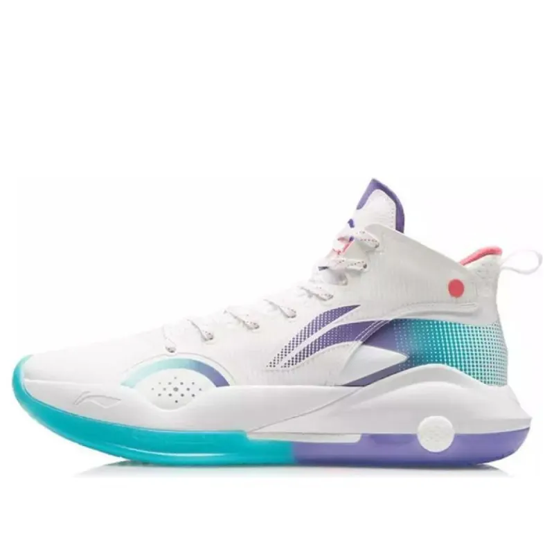 Li-Ning Yushuai 15 'White Purple Turquoise' ABAR043-1 sold by KicksCrew