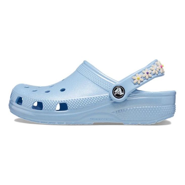 (GS) Crocs Daisy Chain Classic Clog 'Blue Calcite' 209065-4NS sold by KicksCrew