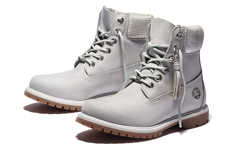(WMNS) Timberland 6 Inch Premium Boots 'Light Gray' A1UWF sold by KicksCrew product image thumbnail 2