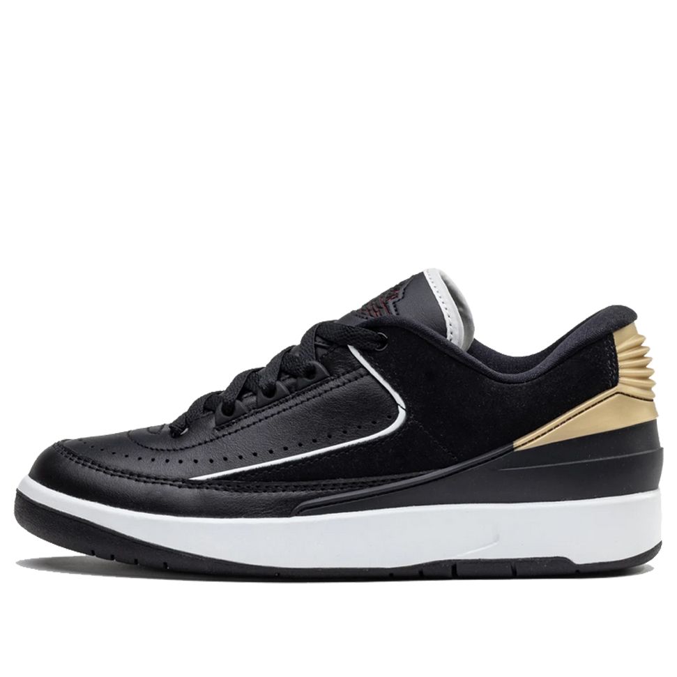 (WMNS) Air Jordan 2 Retro Low 'Black Metallic Gold' DX4401-001 sold by KicksCrew