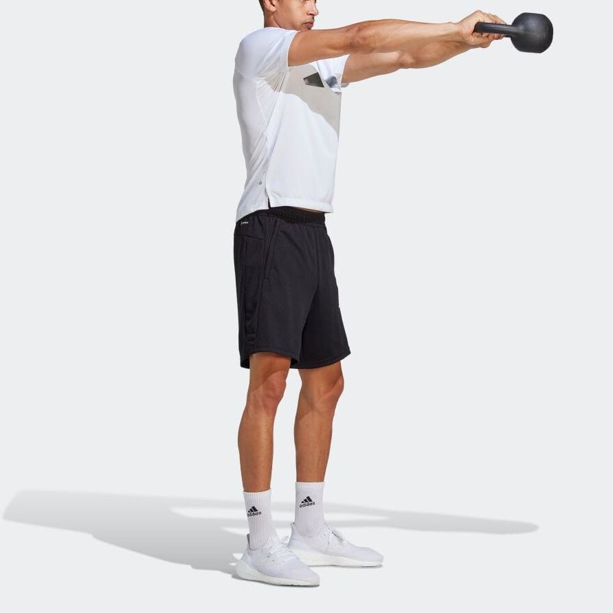 adidas Train Essentials All Set Training Shorts 'Black' IB8161 sold by KicksCrew product image thumbnail 4