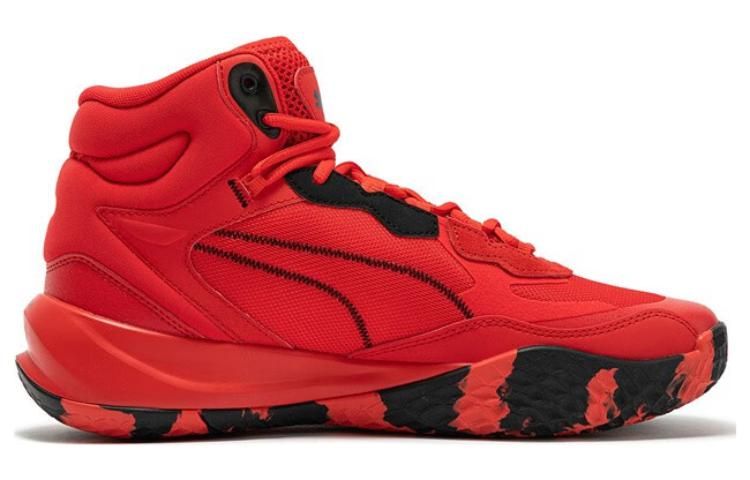 PUMA Playmaker Pro Mid 'Red Black 377902-05 sold by KicksCrew product image thumbnail 2