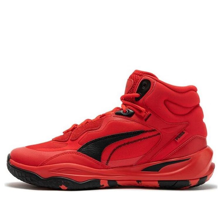 PUMA Playmaker Pro Mid 'Red Black 377902-05 sold by KicksCrew