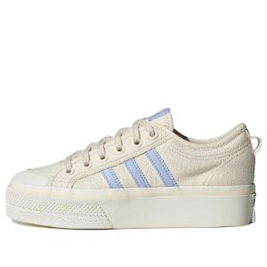 (WMNS) Adidas Nizza Platform 'Wonder White Blue Dawn' HQ1911 sold by KicksCrew