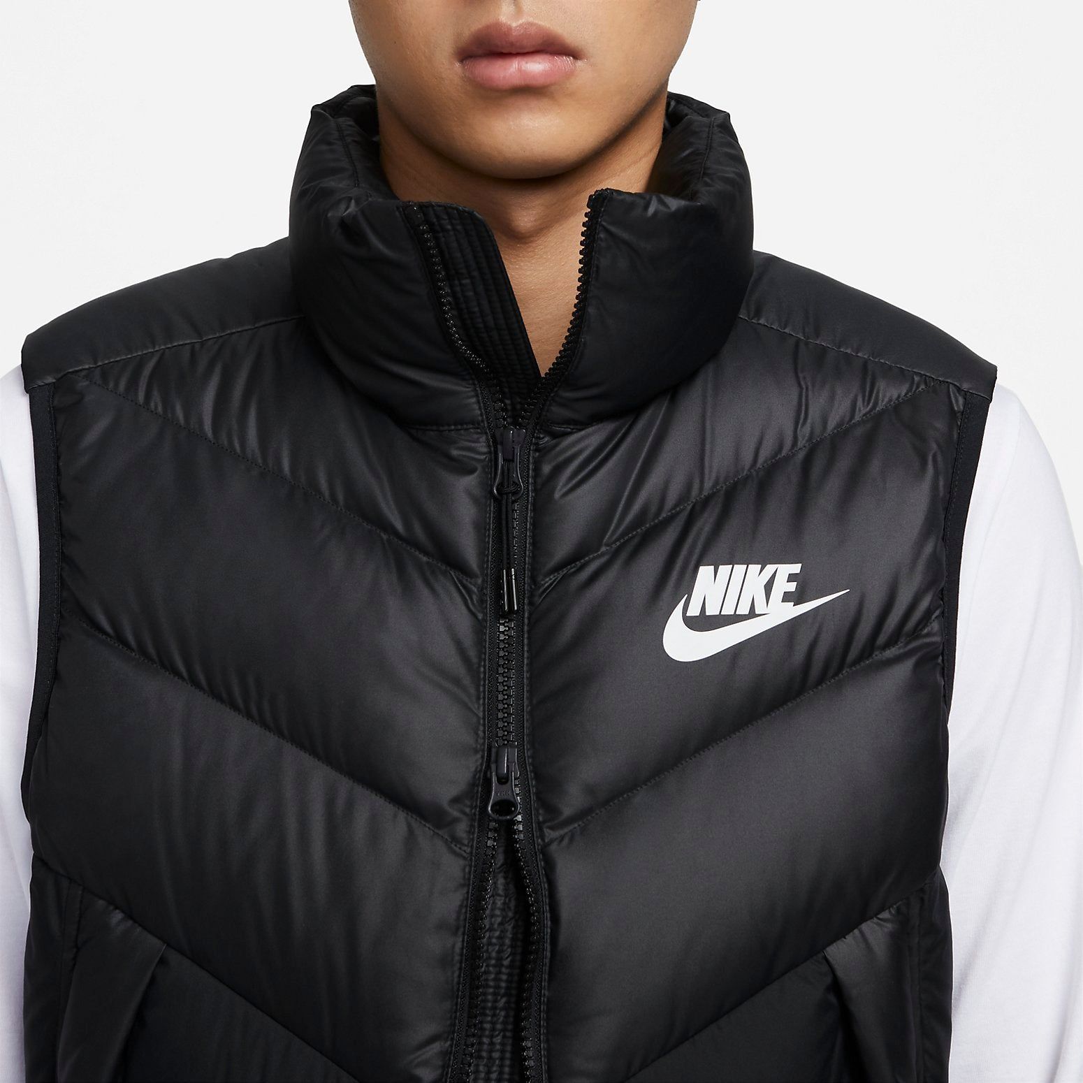 nike down padded gilet