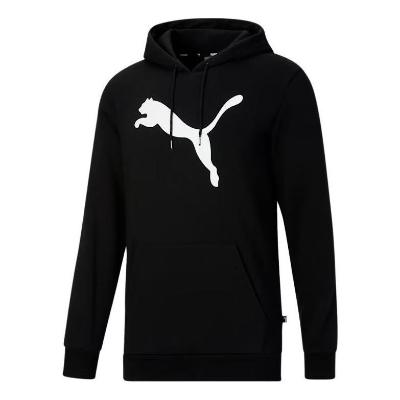 Puma Big Cat Logo Hoodie 'Black' 672712-01 sold by KicksCrew