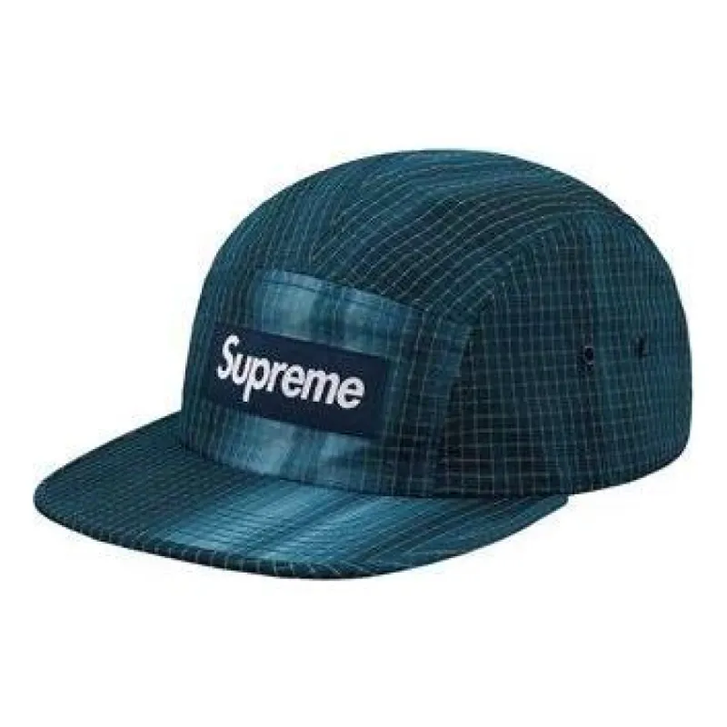 Supreme SS19 Tie Dye Ripstop Camp Cap 'Navy' SUP-SS19-208 sold by KicksCrew