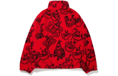 Li-Ning Rijindoujin Fleece Track Jacket 'Red' AFDT007-2 sold by KicksCrew