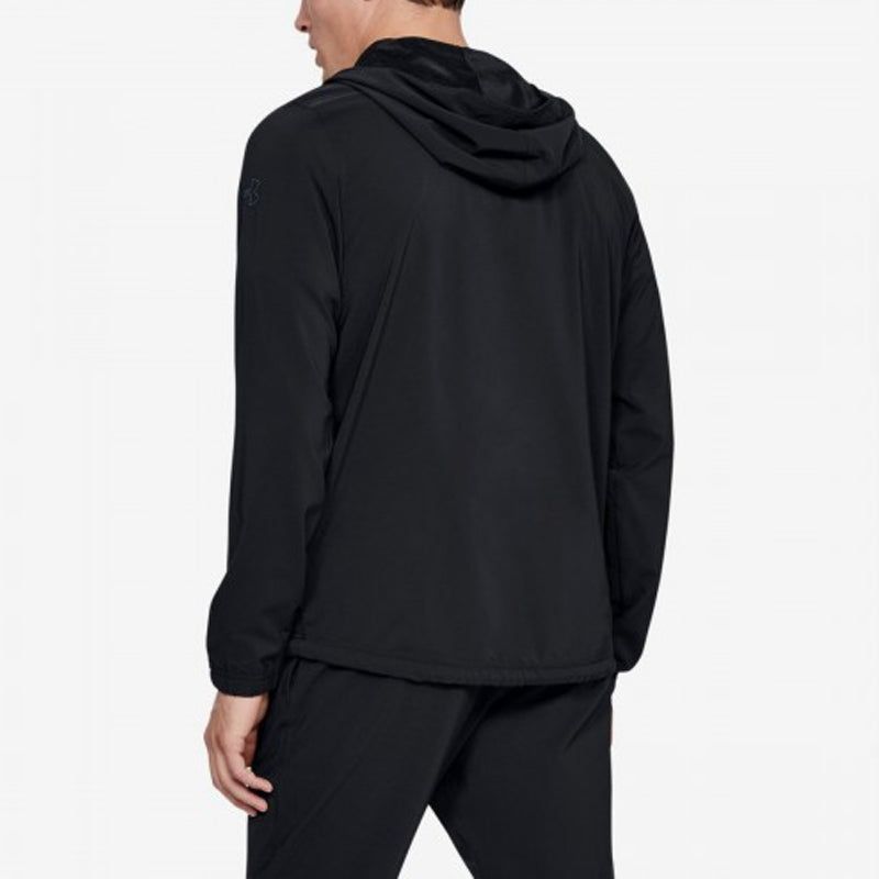 Under Armour Baseline Woven Jacket 'Black' 1343010-001 sold by KicksCrew product image thumbnail 5