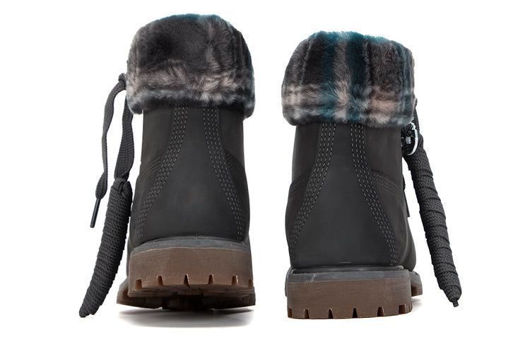 (WMNS) Timberland Lindon Woods 6 Inch Waterproof Boot 'Dark Grey Nubuck and Black Printed Collar' A2MA5C64 sold by KicksCrew product image thumbnail 4