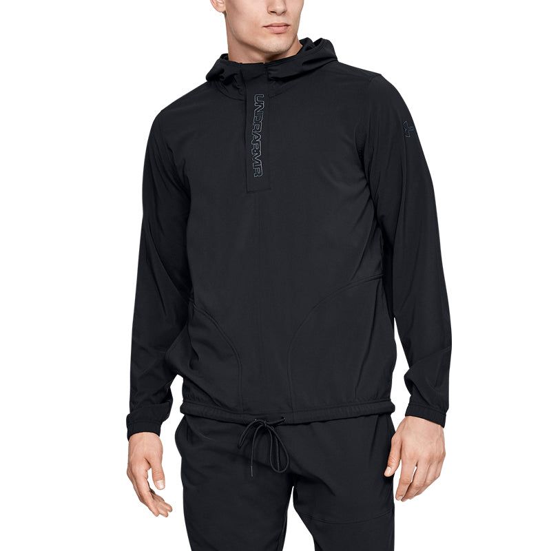 Under Armour Baseline Woven Jacket 'Black' 1343010-001 sold by KicksCrew product image thumbnail 4