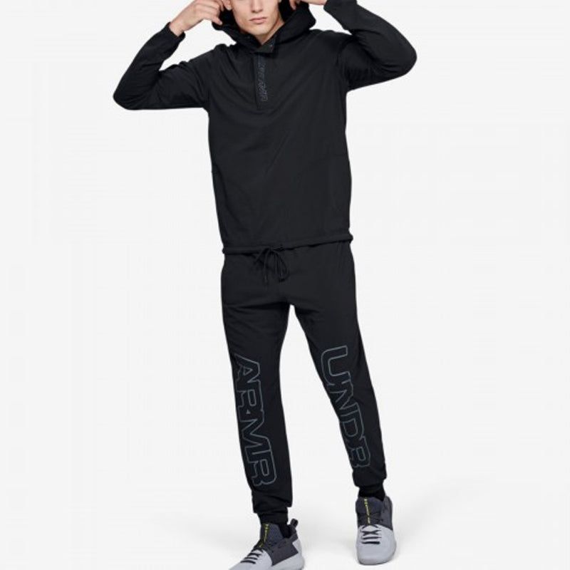 Under Armour Baseline Woven Jacket 'Black' 1343010-001 sold by KicksCrew product image thumbnail 3