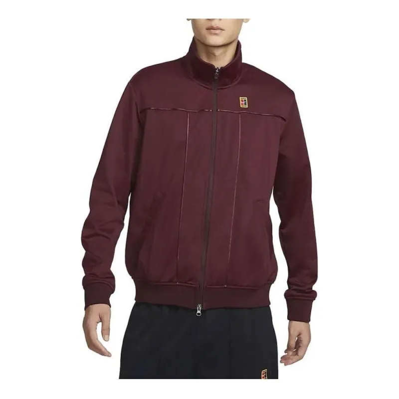 Nike Court Tennis Jacket 'Burgundy' DC2566-652 sold by KicksCrew
