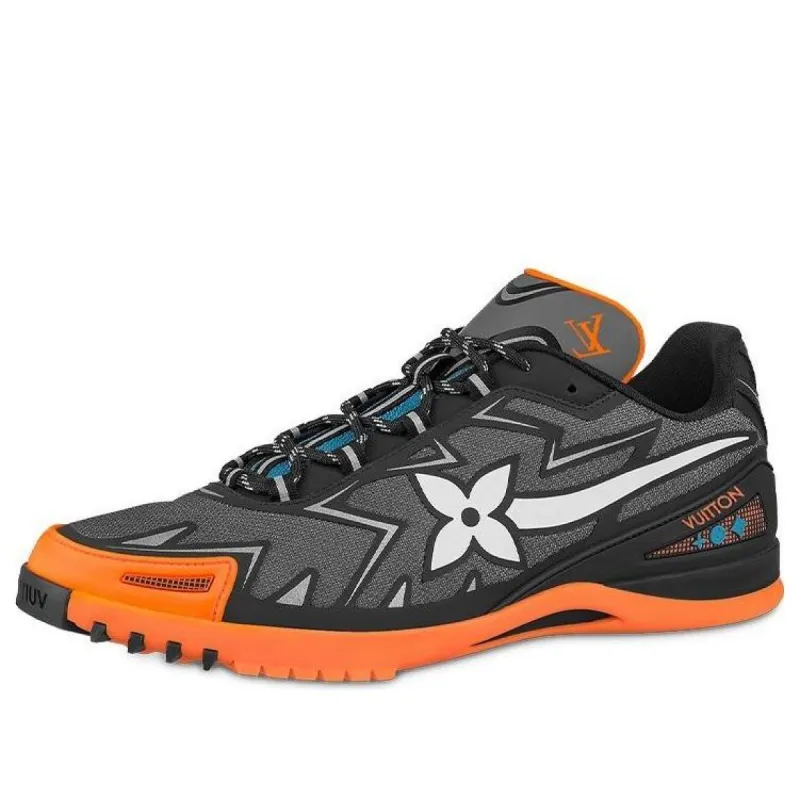 LOUIS VUITTON LV Sprint Sneakers 'Grey Orange' 1A9J2F sold by KicksCrew