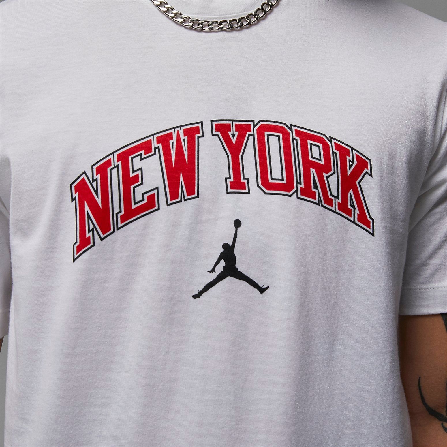 Air Jordan Logo T-Shirt 'New York' DX5596-100 sold by KicksCrew product image thumbnail 2