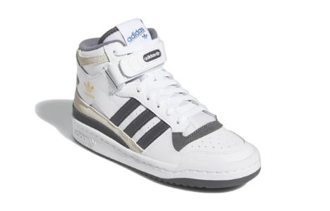 (GS) Adidas originals Forum Mid Shoes 'White Grey' GY7061 sold by KicksCrew