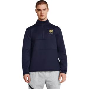 Under Armour University of Notre Dame 1/4 Zip Sweatshirt 'Navy Blue' 5122315-410 sold by KicksCrew