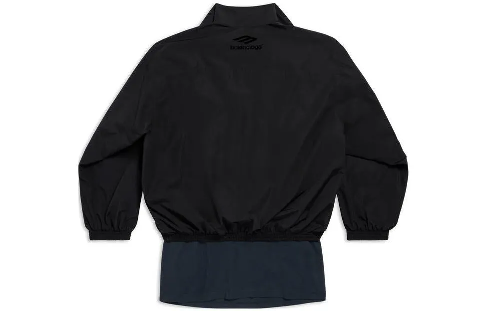 Balenciaga Patched Tracksuit Jacket 'Black' 770500TNQ251000 sold by KicksCrew product image thumbnail 2