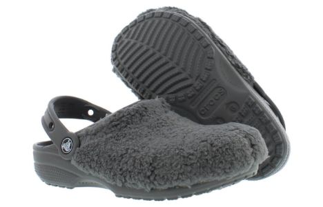 Crocs Classic Fuzz Mania Clogs 'Slate Grey' 206625-0DA sold by KicksCrew