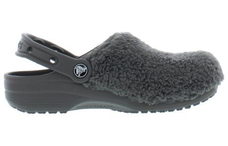 Crocs Classic Fuzz Mania Clogs 'Slate Grey' 206625-0DA sold by KicksCrew