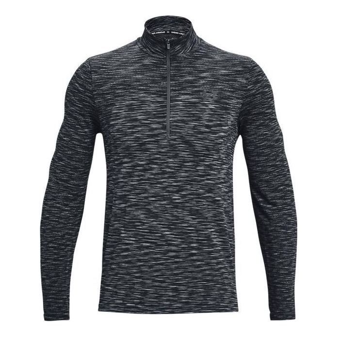 Under Armour Seamless 1/2 Zip Top 'Grey Black' 1359875-012 sold by KicksCrew