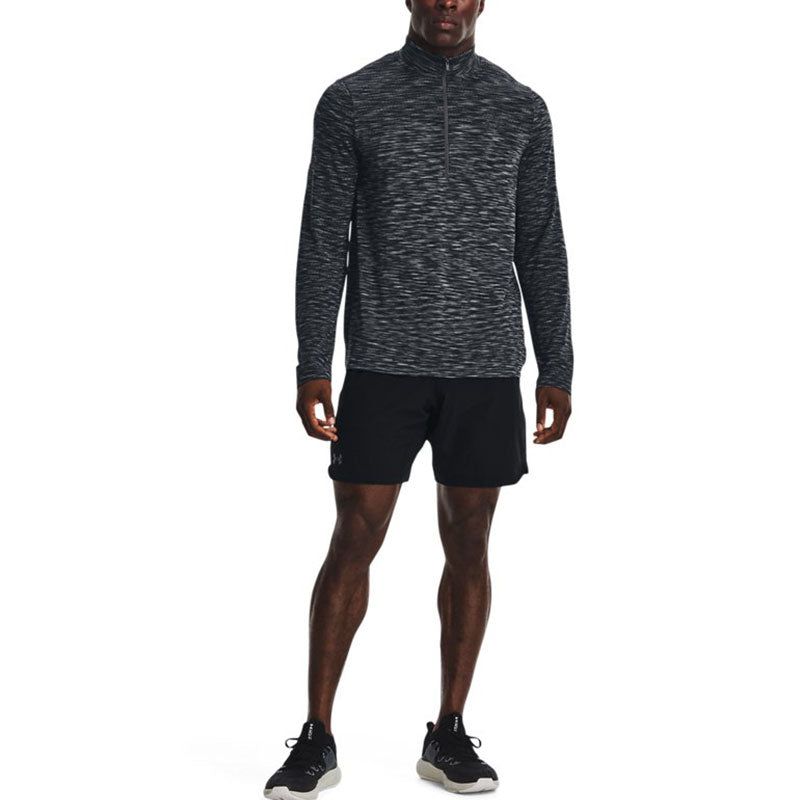 Under Armour Seamless 1/2 Zip Top 'Grey Black' 1359875-012 sold by KicksCrew product image thumbnail 5