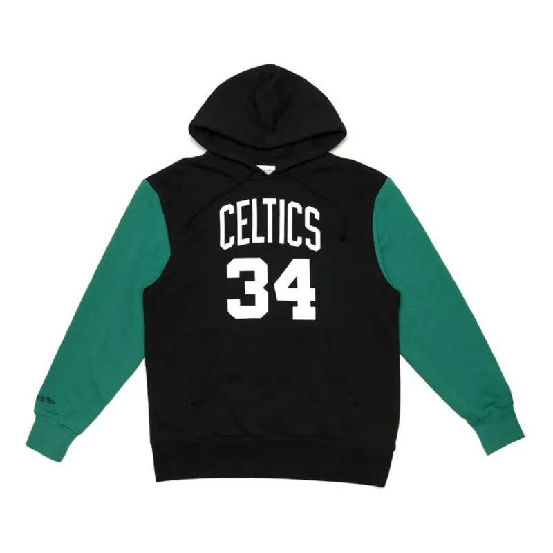 Mitchell & Ness x NBA Boston Celtics '08 Fashion Hoodie 'Paul Pierce 34' FNNP3417-BCE08PPIBKGN sold by KicksCrew
