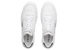 (WMNS) PRADA Downtown Perforated Leather Sneakers 'White Black' 1E792M_3LJ6_F0964_F_030 sold by KicksCrew