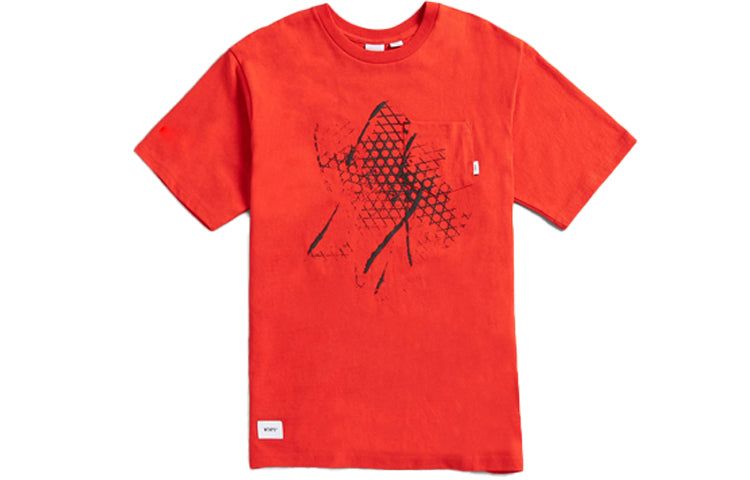 Vans Vault x WTAPS T-Shirt 'Orange' VN0A4TRDZXT1 sold by KicksCrew product image thumbnail 2