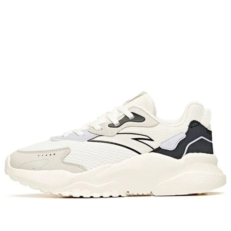(WMNS) ANTA Life Series Sneakers 'White Grey Black' 122118845-1 sold by KicksCrew