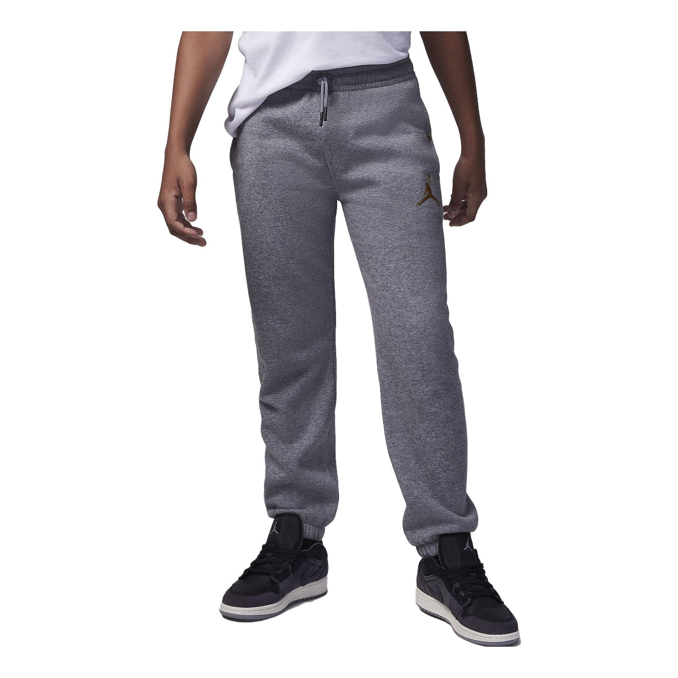 (GS) Air Jordan Take Flight B&G Pants 'Grey' 95C801-GEH sold by KicksCrew