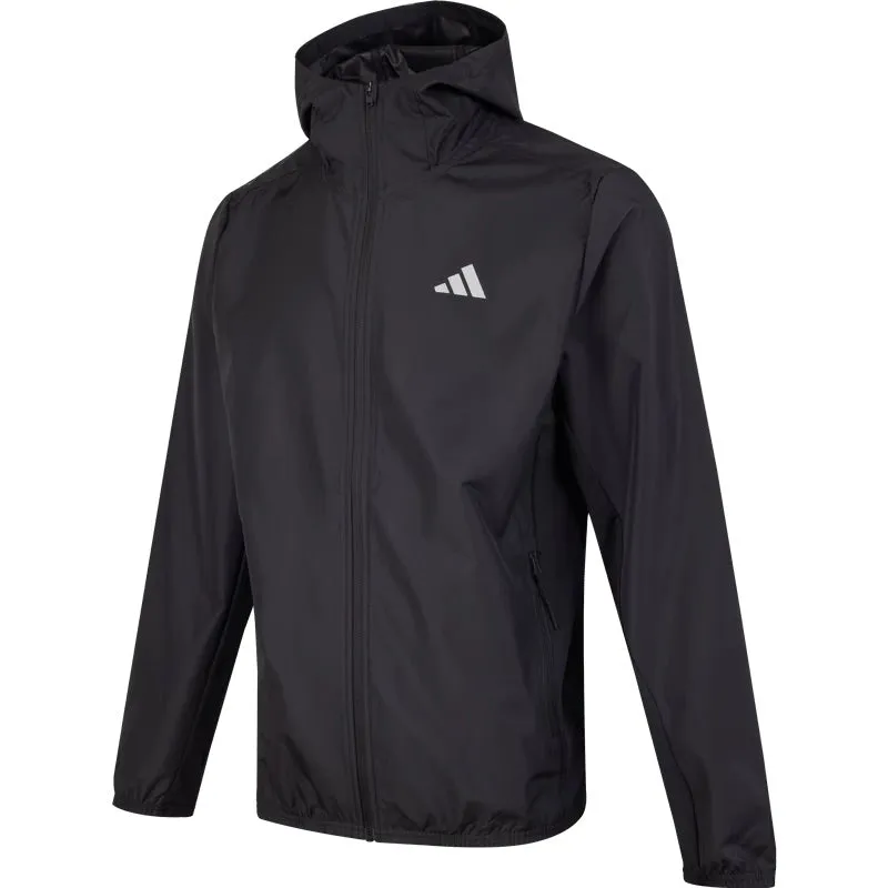 adidas Gym+ Training 3-Stripes Windbreaker Asia Sizing 'Black