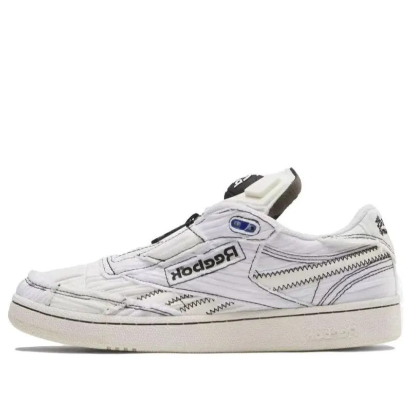 Reebok Market x Club C 85 Pump 'Chalk Black' 100069832 sold by KicksCrew