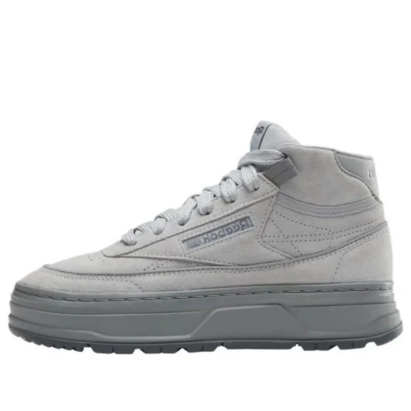 (WMNS) Reebok Club C Geo Mid 'Pure Grey' 100074482 sold by KicksCrew