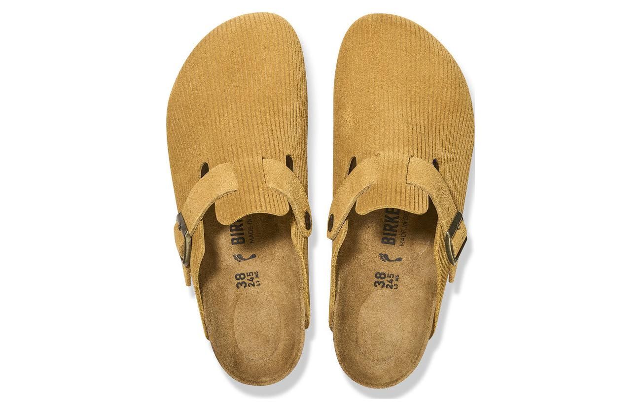 Birkenstock Boston Suede Embossed 'Cork Brown' 1026155 sold by KicksCrew product image thumbnail 4