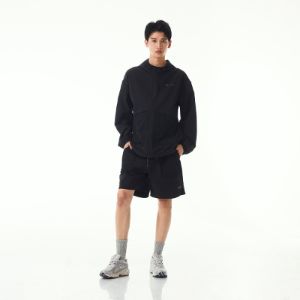 New Balance Woven Hooded Jacket 'Black' NAE24151-BK sold by KicksCrew