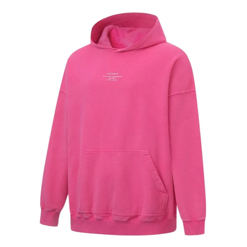 Li-Ning Valentine's Day Graphic Hoodie 'Pink' AWDT231-4 sold by KicksCrew