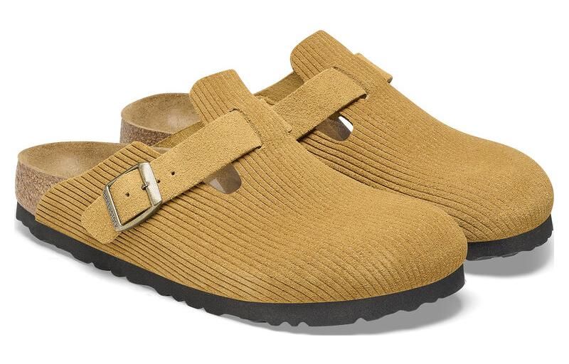 Birkenstock Boston Suede Embossed 'Cork Brown' 1026155 sold by KicksCrew product image thumbnail 3