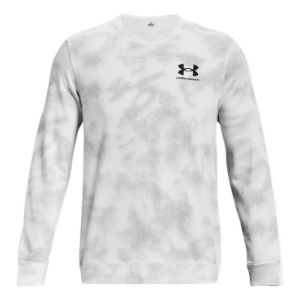 Under Armour Rival Terry Nov Crew 'White Grey' 1377186-100 sold by KicksCrew
