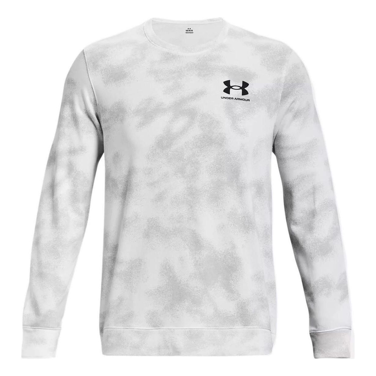 Under Armour Rival Terry Nov Crew 'White Grey' 1377186-100 sold by KicksCrew