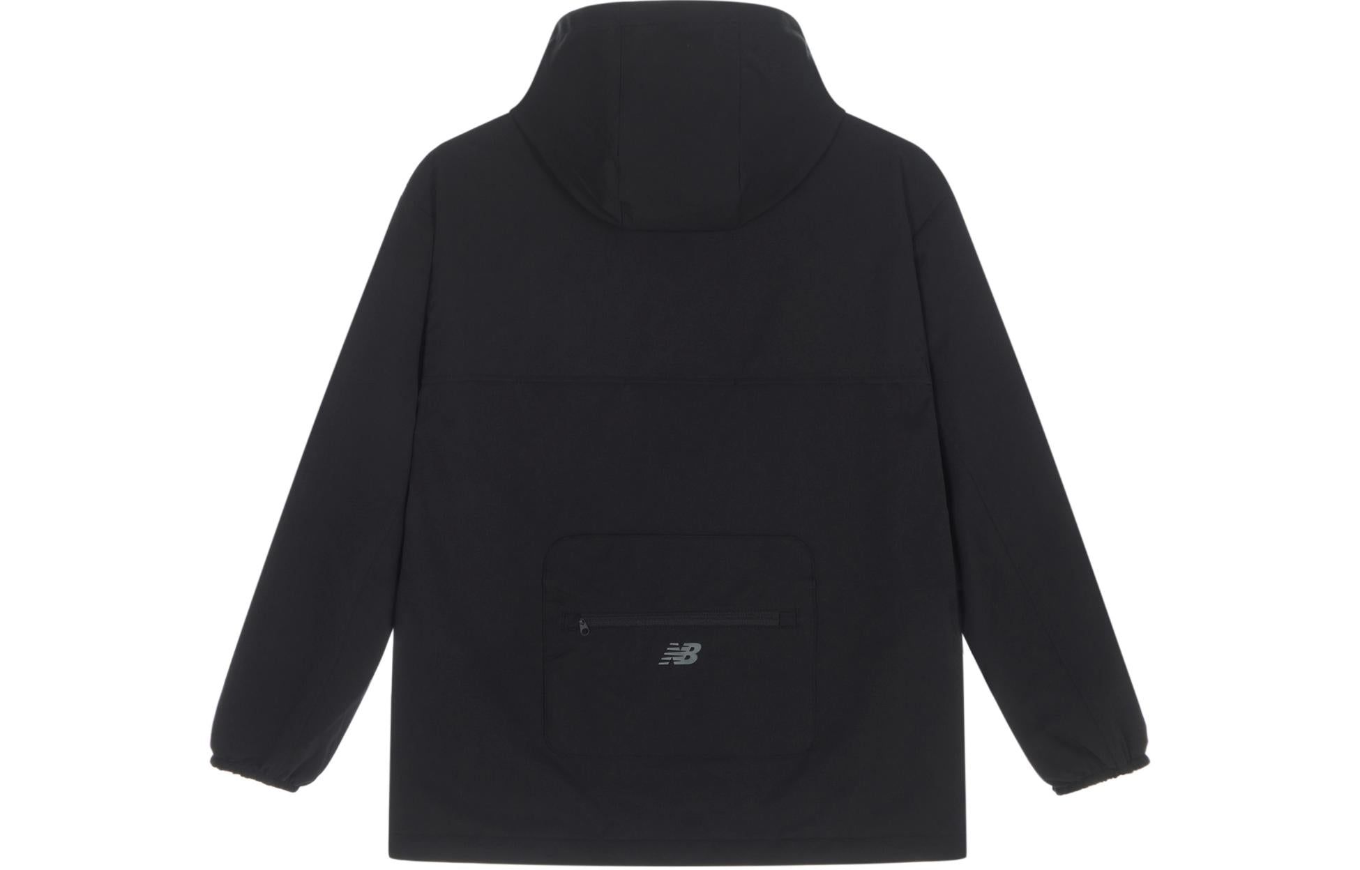 New Balance Woven Hooded Jacket 'Black' NAE24151-BK sold by KicksCrew product image thumbnail 2