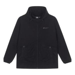 New Balance Woven Hooded Jacket 'Black' NAE24151-BK sold by KicksCrew