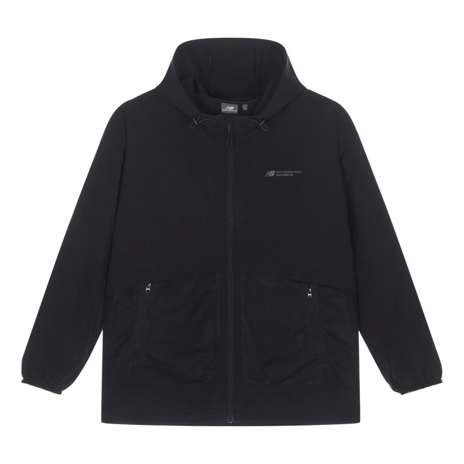 New Balance Woven Hooded Jacket 'Black' NAE24151-BK sold by KicksCrew