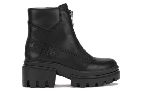 (WMNS) Timberland Everleigh Front-Zip Boot 'Black Nubuck' A5YJV sold by KicksCrew