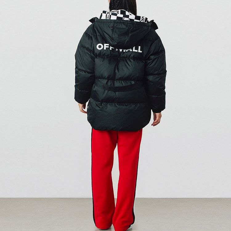 (WMNS) Vans Hooded Puffer Jacket 'Black' VN0A4UTGBLK sold by KicksCrew product image thumbnail 4